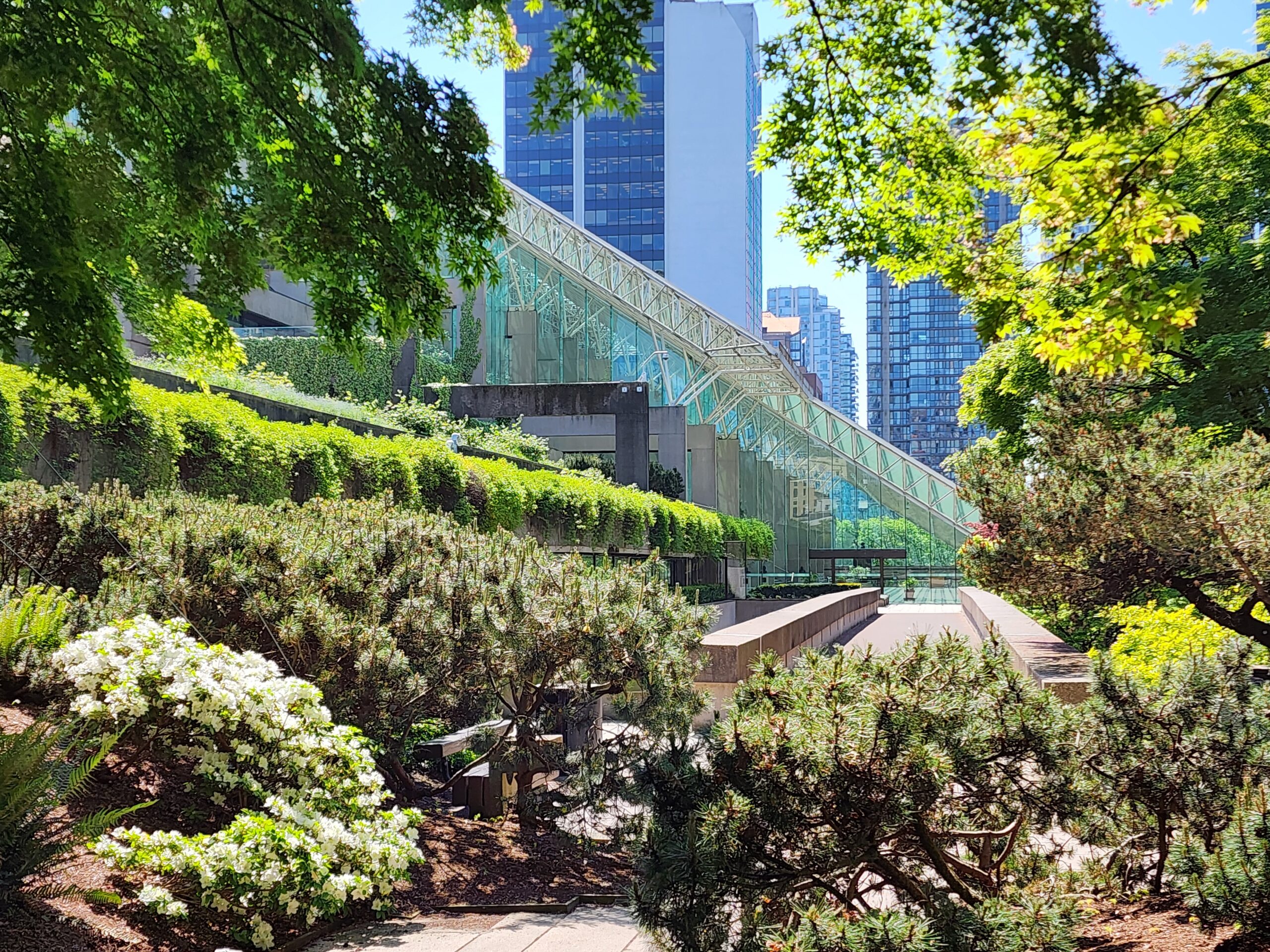 Vancouver Law Courts pathway